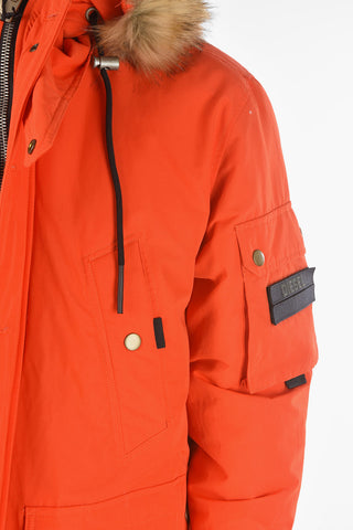 solid color padded W-COLBY-21 parka