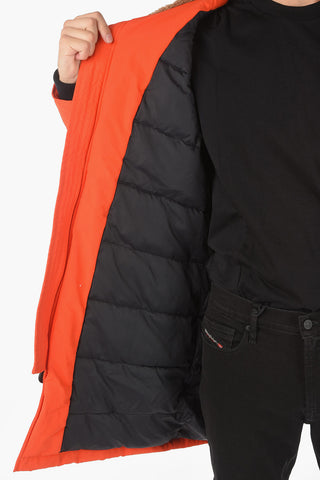 solid color padded W-COLBY-21 parka