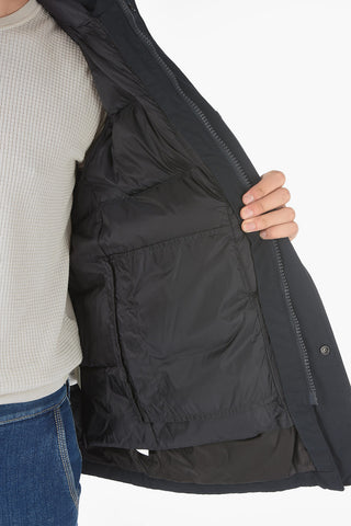 removable hood CAMOU FIELD utility down jacket