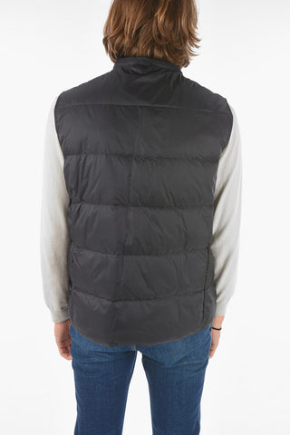 removable hood CAMOU FIELD utility down jacket