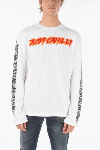 Animal Patterned T-shirt with Long Sleeve