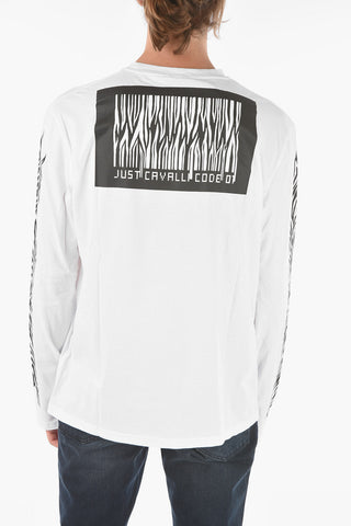 Animal Patterned T-shirt with Long Sleeve