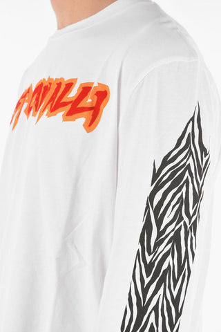 Animal Patterned T-shirt with Long Sleeve