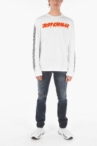 Animal Patterned T-shirt with Long Sleeve