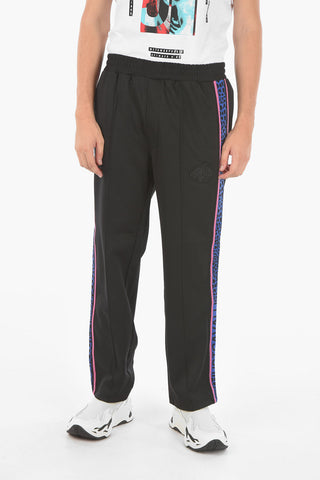 contrasting side band joggers