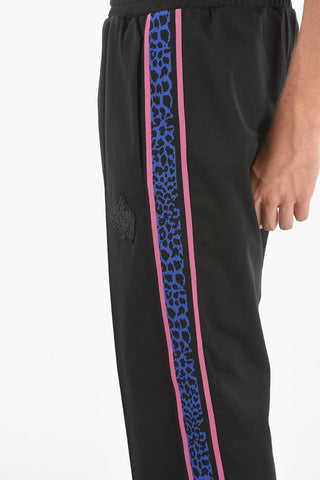 contrasting side band joggers