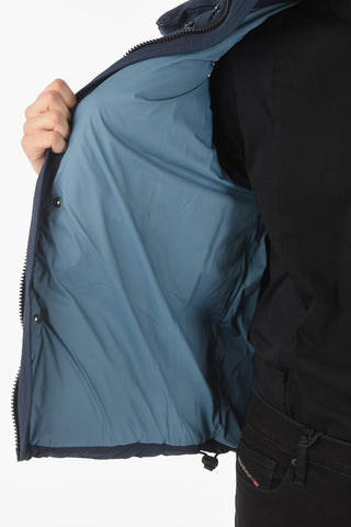 removable hood sleeveless W-ROLF-SL down jacket