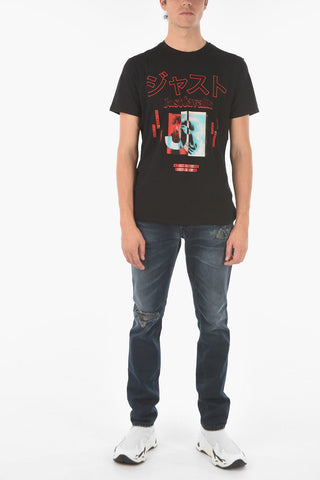 printed crew-neck t-shirt