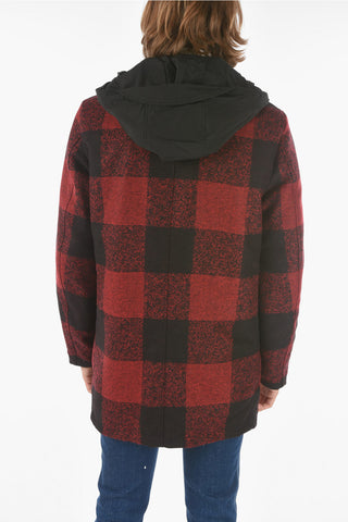 buffalo check patterned CRUISER reversible jacket