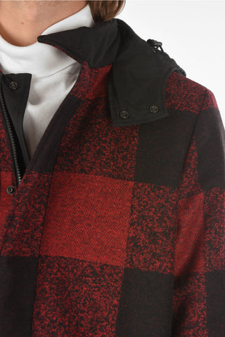 buffalo check patterned CRUISER reversible jacket