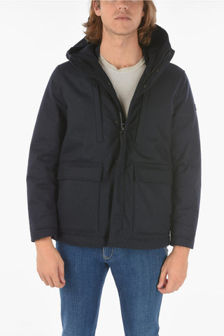 multi-pockets TECH WOOL MOUNTAIN down jacket