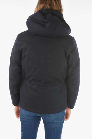 multi-pockets TECH WOOL MOUNTAIN down jacket