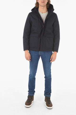 multi-pockets TECH WOOL MOUNTAIN down jacket