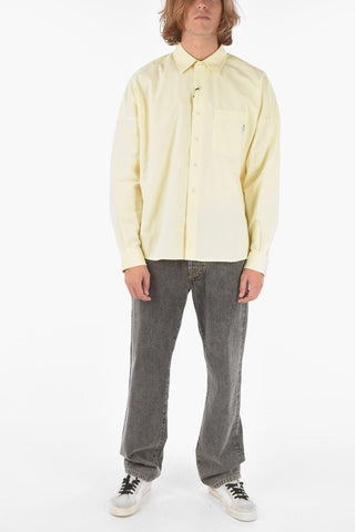 Camicia S-LOOMY-OX in popeline con taschino