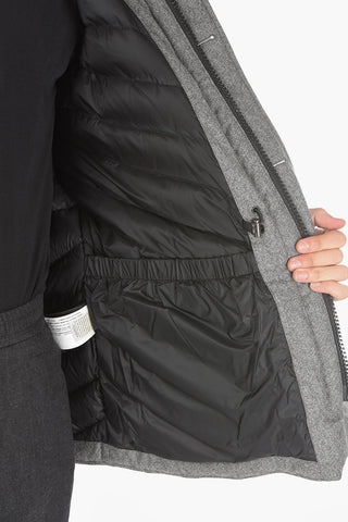 Piumino LP MOUNTAIN in Lana Vergine a 4 Tasche con Chiusura Frontale