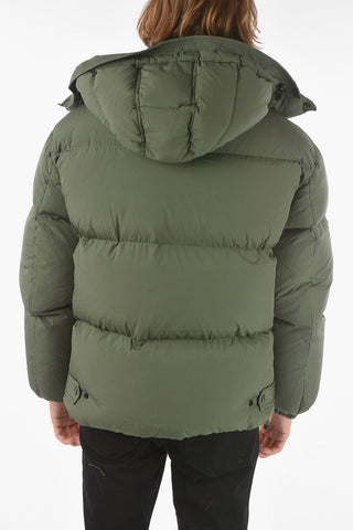 Removable Hooded 2 Pockets W-ROLF Down Jacket