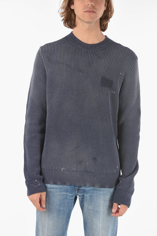vintage effect crew-neck K-KENTUCKY sweater