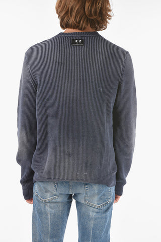 vintage effect crew-neck K-KENTUCKY sweater