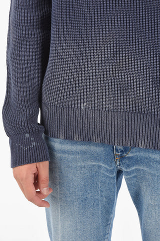 vintage effect crew-neck K-KENTUCKY sweater