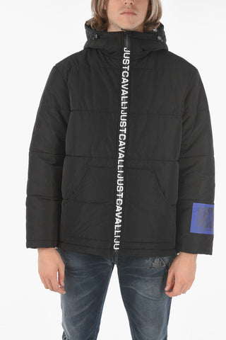 hooded padded jacket