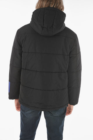 hooded padded jacket