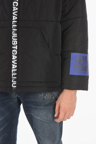 hooded padded jacket