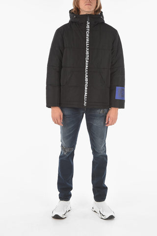 hooded padded jacket