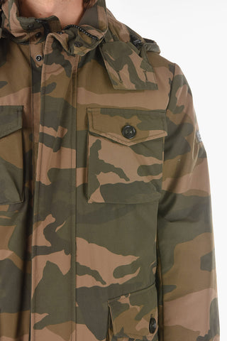 Piumino utility camouflage