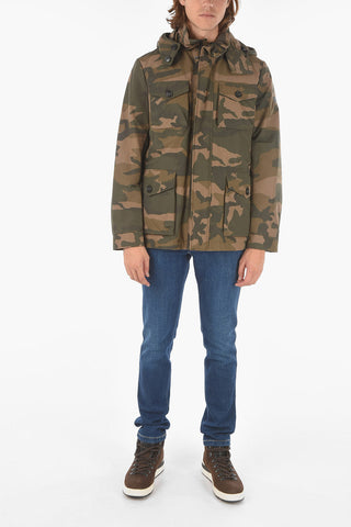 Piumino utility camouflage