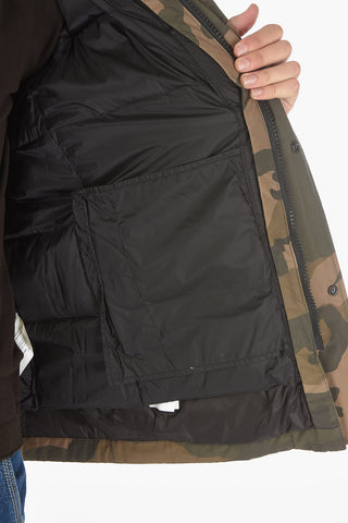 Piumino utility camouflage