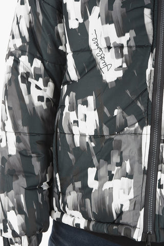 Giubbotto Puffer Reversibile con Cappuccio Removibile