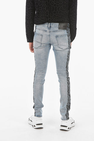 16cm Side Animal Patterned Regular Fit Jeans