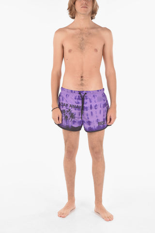 Costume da Bagno Boxer BMBX-REEF-30 Effetto Tie Dye