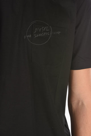 solid color T-JUST-WORKY t-shirt with breast pocket