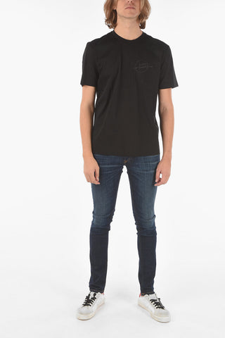 solid color T-JUST-WORKY t-shirt with breast pocket