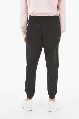MM14 Contrasting Printed 2 Pockets Joggers