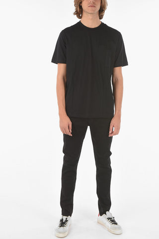 crew-neck T-RISEN-B1 t-shirt with breast pocket