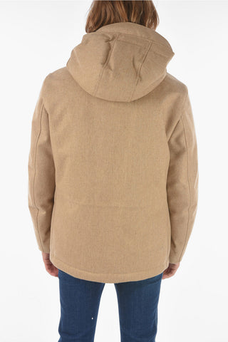 multi-pockets TECH WOOL MOUNTAIN down jacket