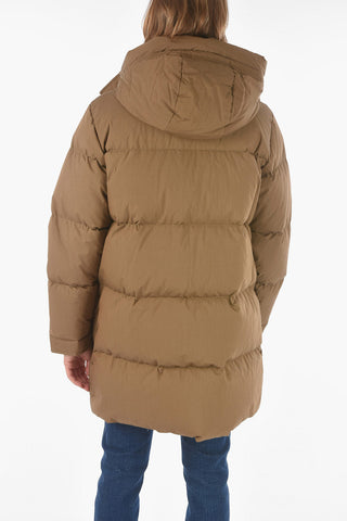 hidden closure ASPEN down jacket
