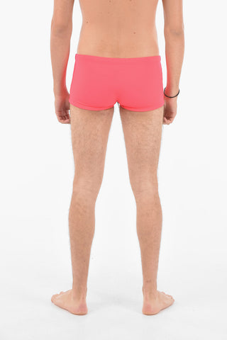 Solid Color BMBX-HERO Swim Brief with Drawstring Waist