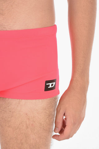 Solid Color BMBX-HERO Swim Brief with Drawstring Waist