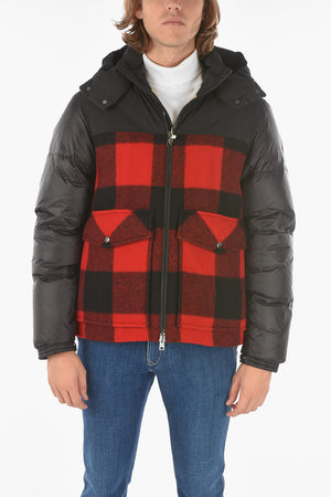 tartan details BUFFALO down jacket