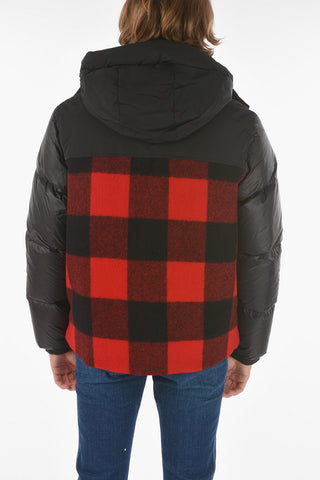 tartan details BUFFALO down jacket