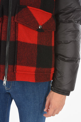 tartan details BUFFALO down jacket