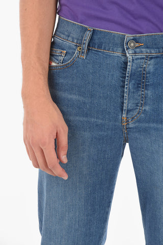 Jeans Dritti D-MIHTRY a 5 Tasche con cuciture a Vista 20cm L30