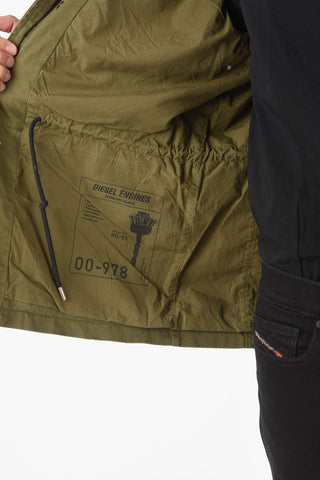 Giubbotto Utility J-LOYD con Dettagli Dorati