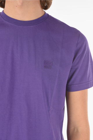 cotton T-DIEGOS-K31 crew-neck t-shirt with logo