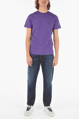 cotton T-DIEGOS-K31 crew-neck t-shirt with logo