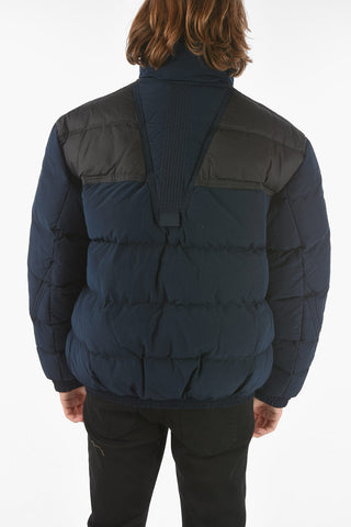 Giubbotto Puffer W-BRIGGS Bicolore con Chiusura Zip