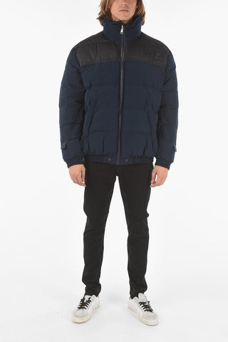 Giubbotto Puffer W-BRIGGS Bicolore con Chiusura Zip